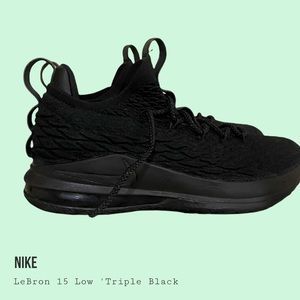 LEBRON 15 TRIPLE BLACK